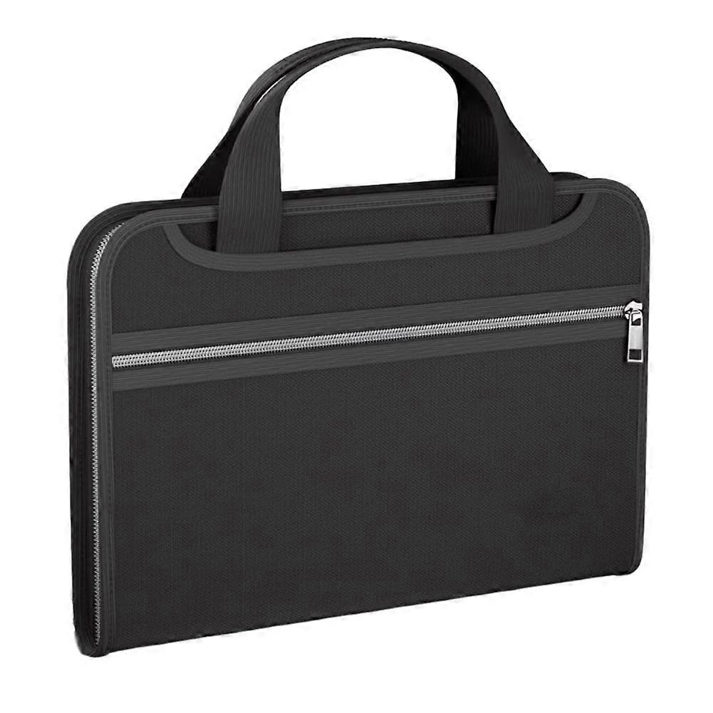 File Organizer Fireproof Business Briefcase Multifunction Waterproof Pouch with Handle & Labels Large Capacity Package