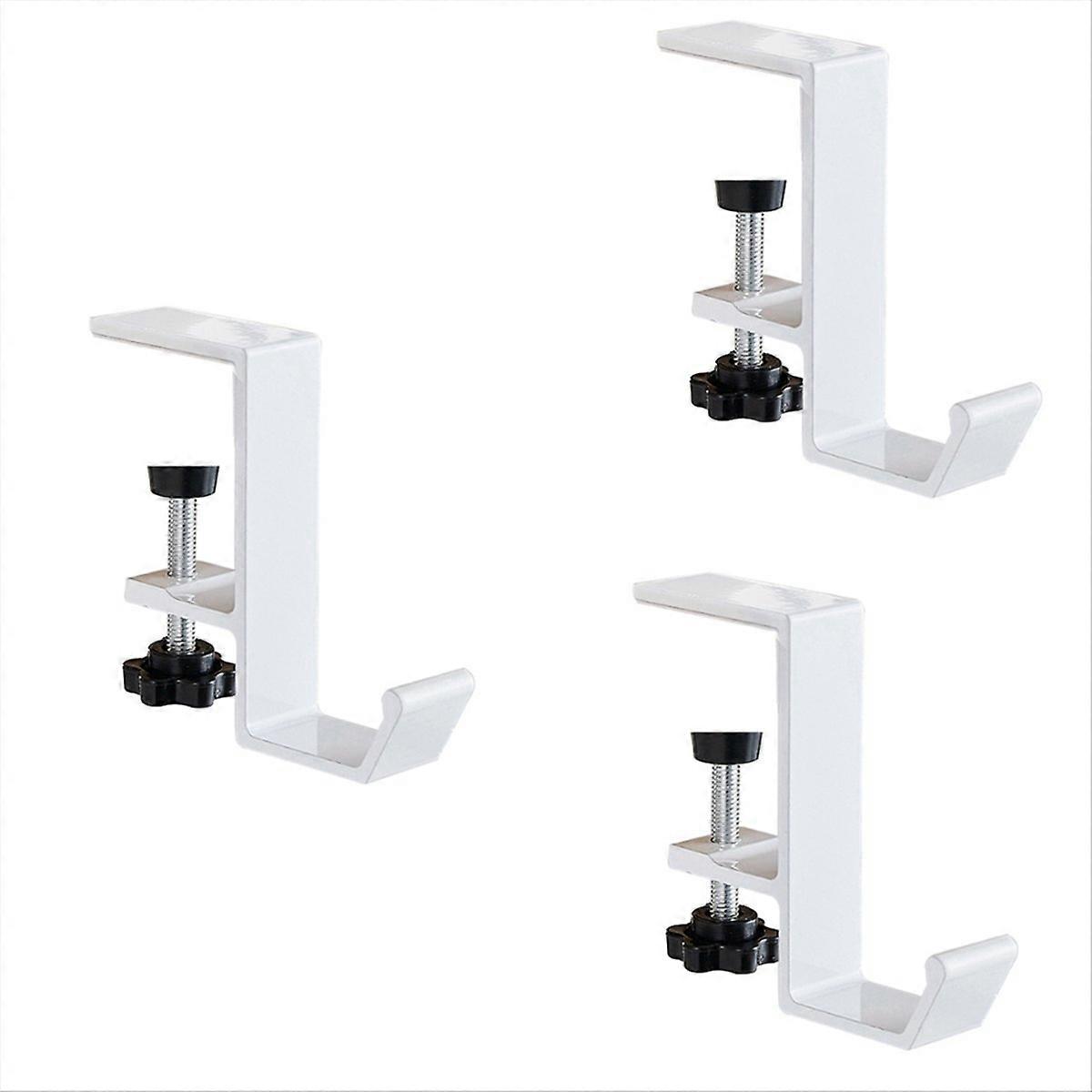 Adjustable Desk Edge Hook Gaming Headset Desk Hanger 3pcs