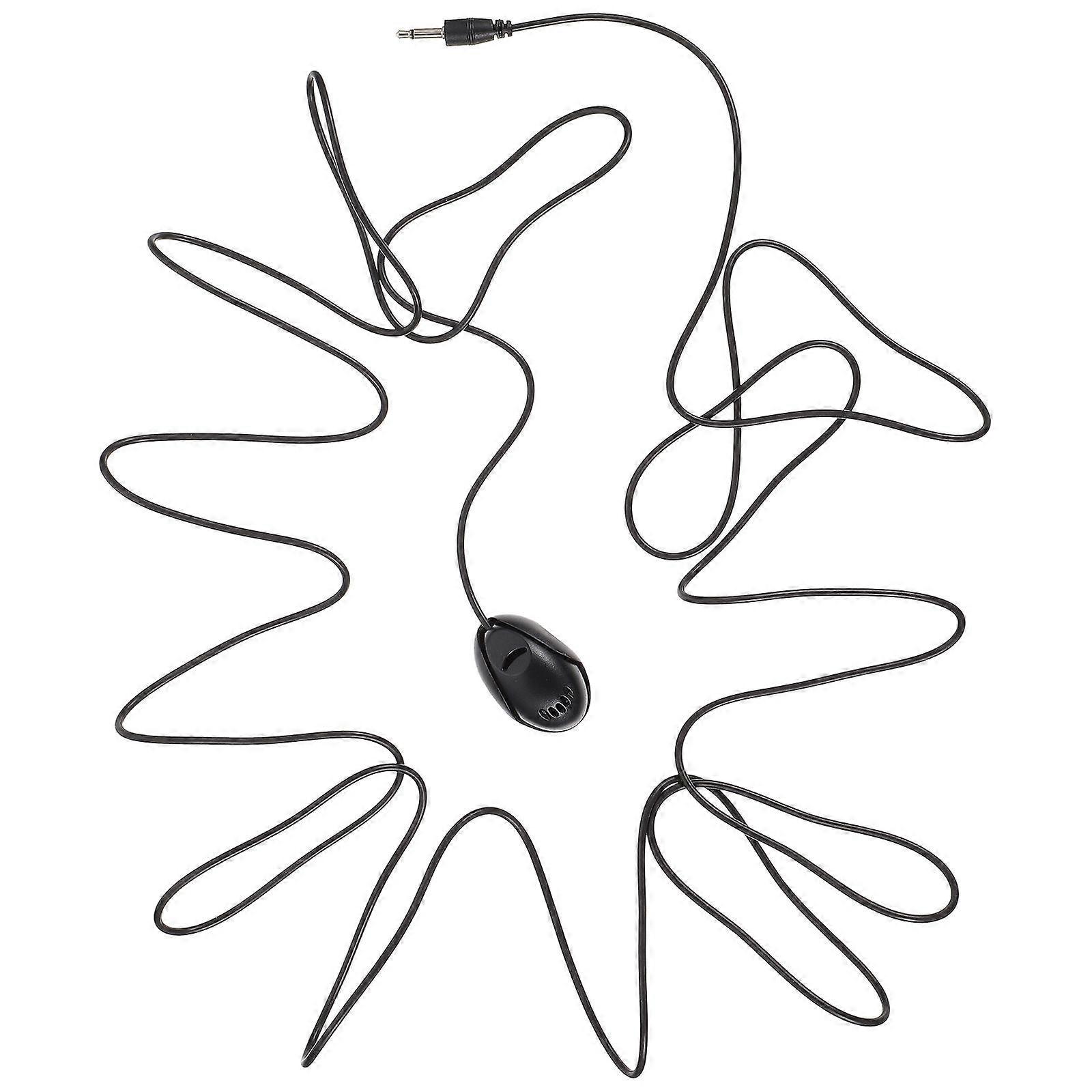 Car Audio Microphone External Microphone For Drivers 3.5mm Plug Mini Design Black 1Pcs