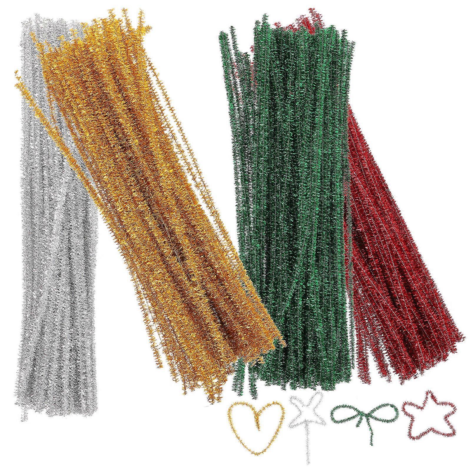 Craft Supplies Chenille Stems for Making Crafts 400Pcs Set Assorted