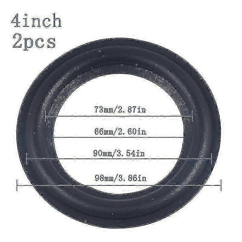 Espuma de alta elasticidade para borda de woofer de 4/5/6,5/8/10/12 polegadas