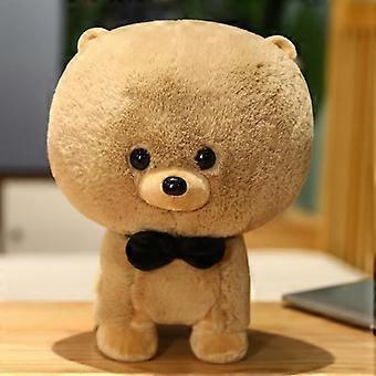 Cute puppy dog doll plush toy teddy dog Pomeranian doll soothing company rag doll girl birthday gift