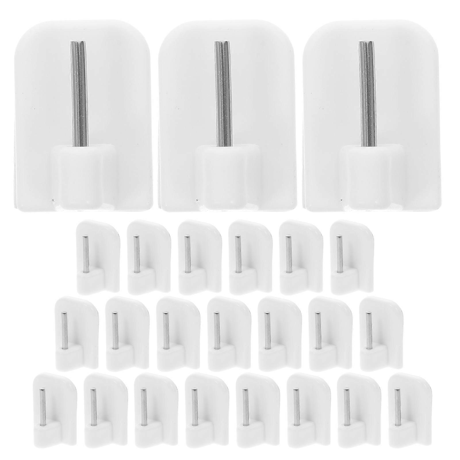Window Curtains Hanger Hooks for Easy Installation Plastic 200Pcs