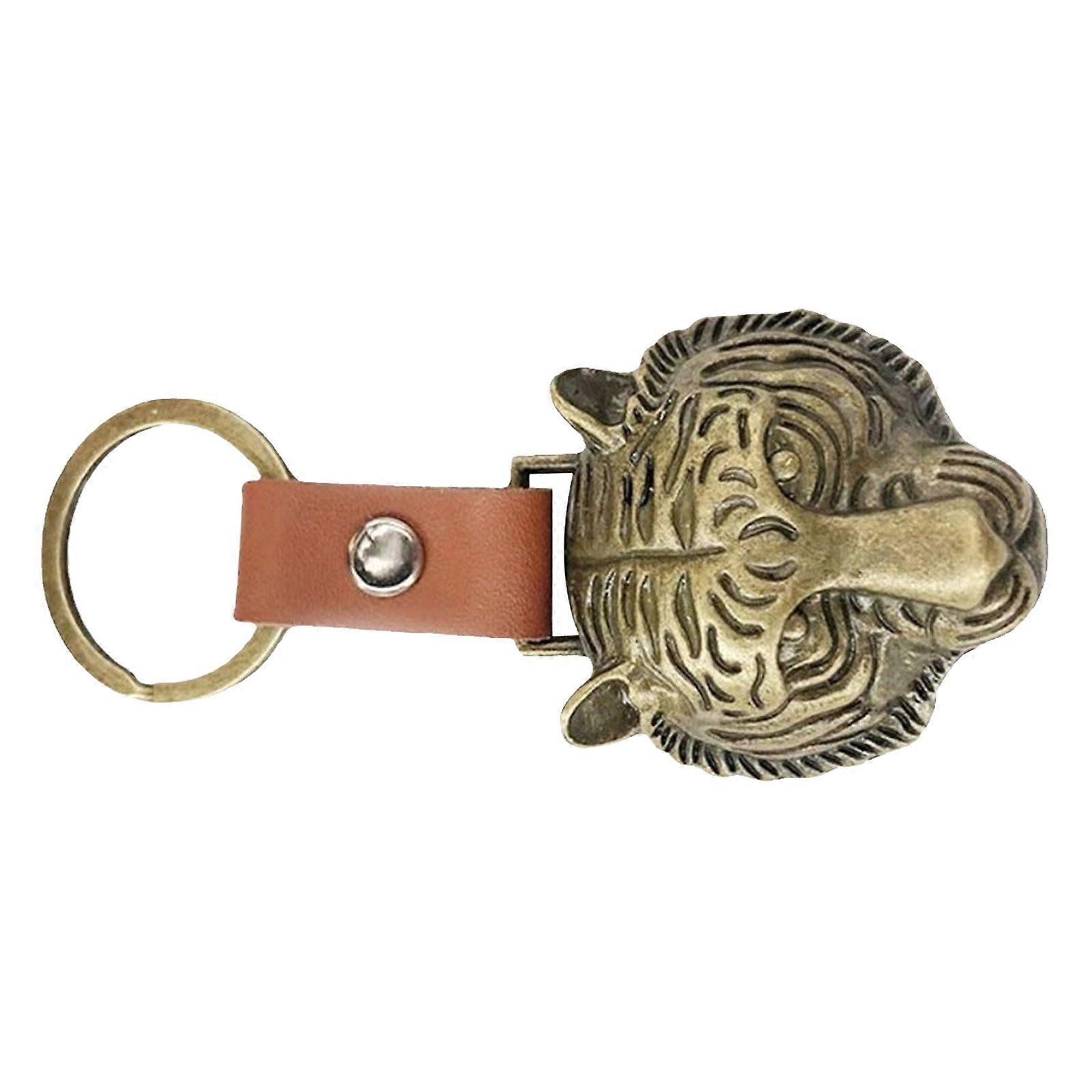 Opener Keychain Tiger Head Shape for Holding Use 2Pcs Pack