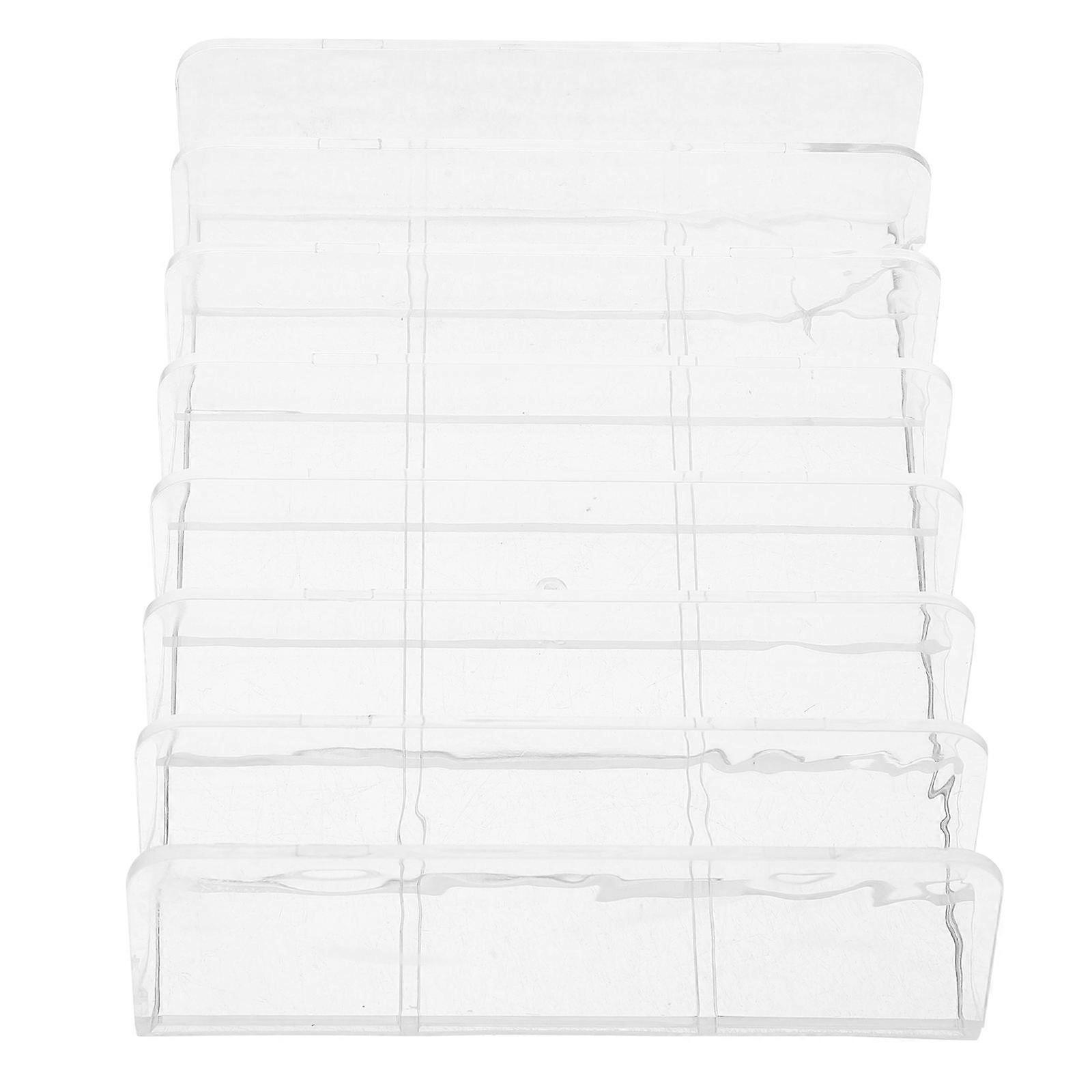 Makeup Display Box Multi-Grid Pressed Powder Storage Rack for Storage 8Pcs