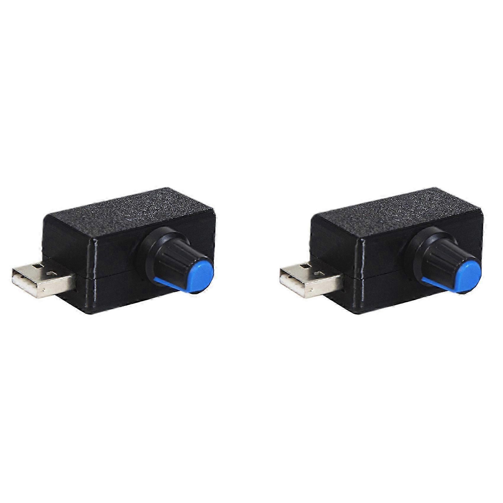 2X 5V USB Fan Speed Controller Voltage Regulation Module Motor Speed Controller USB-A Interface DIY