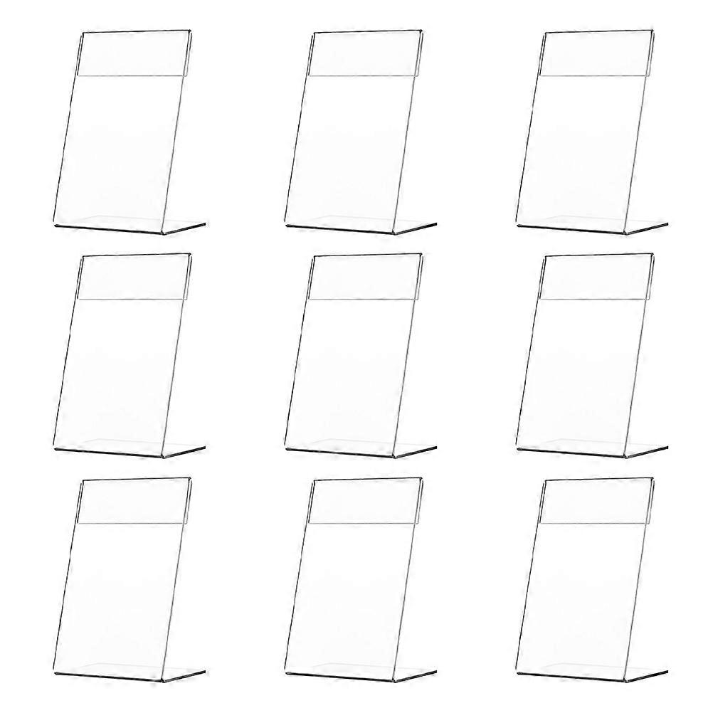 Transparent Acrylic Display Stand L-Shape for Displaying 45Pcs Holders