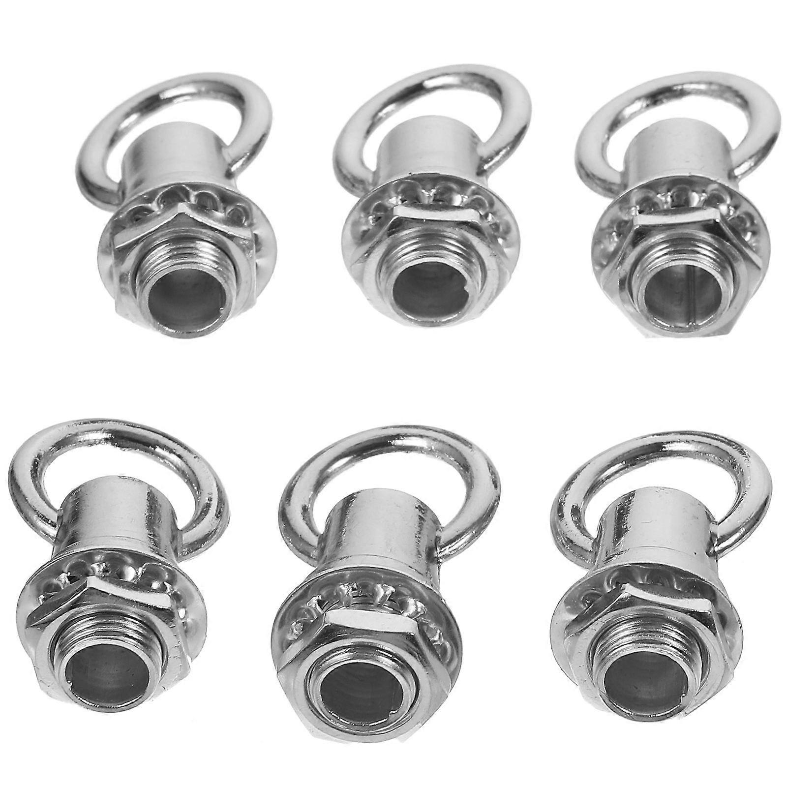 Hook Fastener Ceiling Hook for Light Fixture Hanging 6Pcs Silver