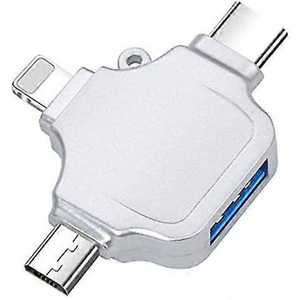 Adapter, Compatible with Android/iPhone/iPad, Lightning/USB