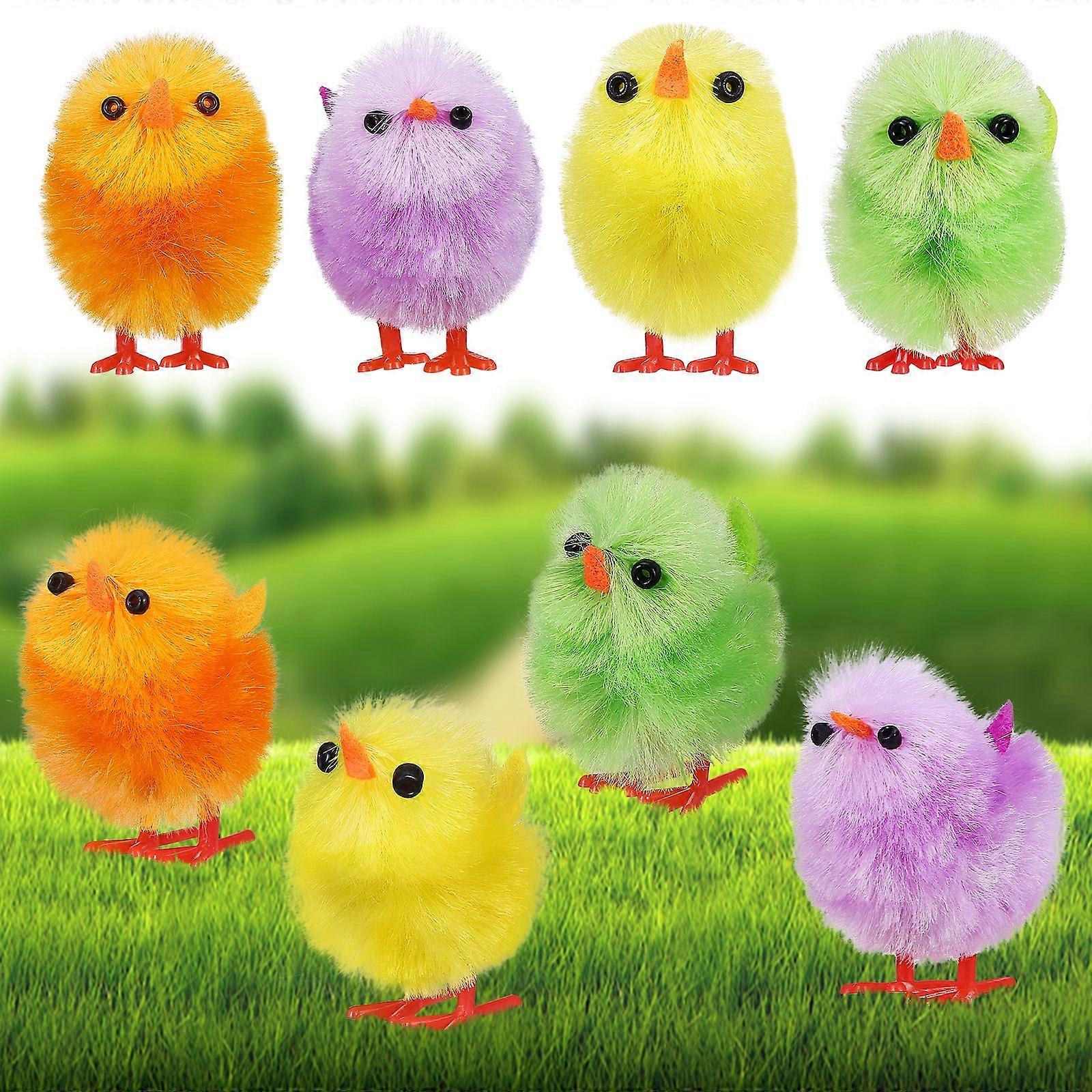 8 Pcs Easter Chicks Stuffed Animal Easter Mini Chicks Fuzzy Chicks Easter Easter Party Favors