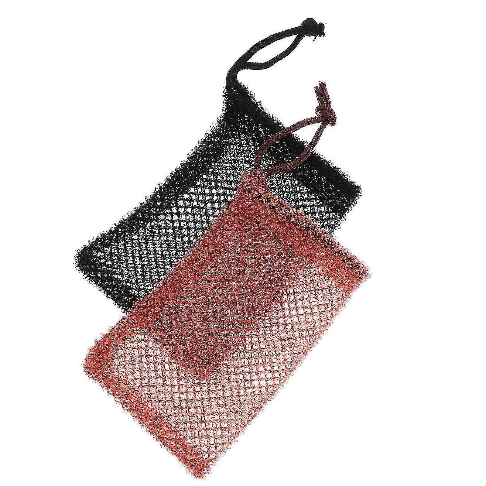 Versatile Soap Bag Nylon Foaming Pouch for Storage 2Pcs Pack