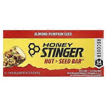 Honey Stinger, Nut + Seed Bar™, Almond Pumpkin Seed, 12 Bars, 1.98 oz (56 g) Each