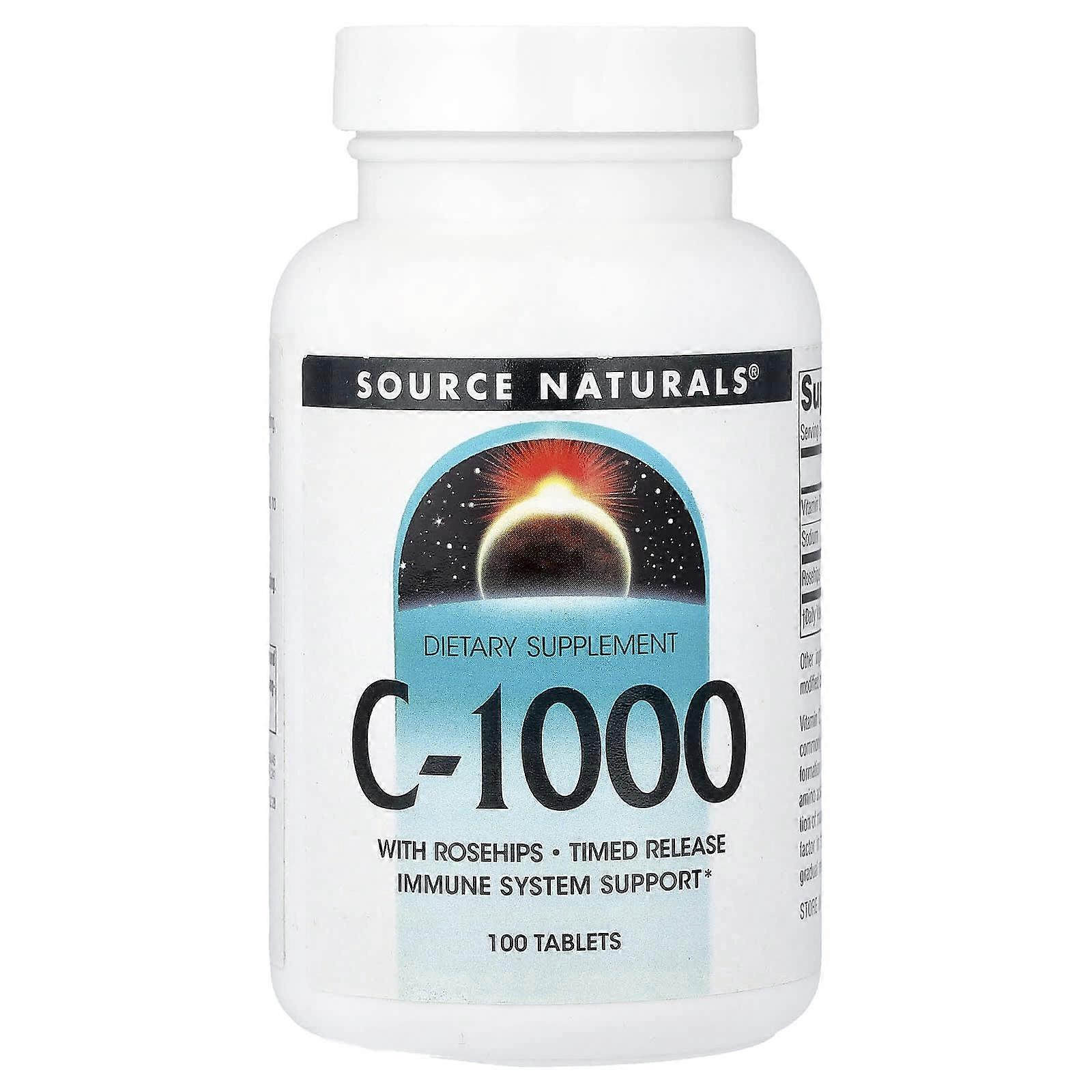 Source Naturals, C-1000, 100 Tablets, 2-Pack