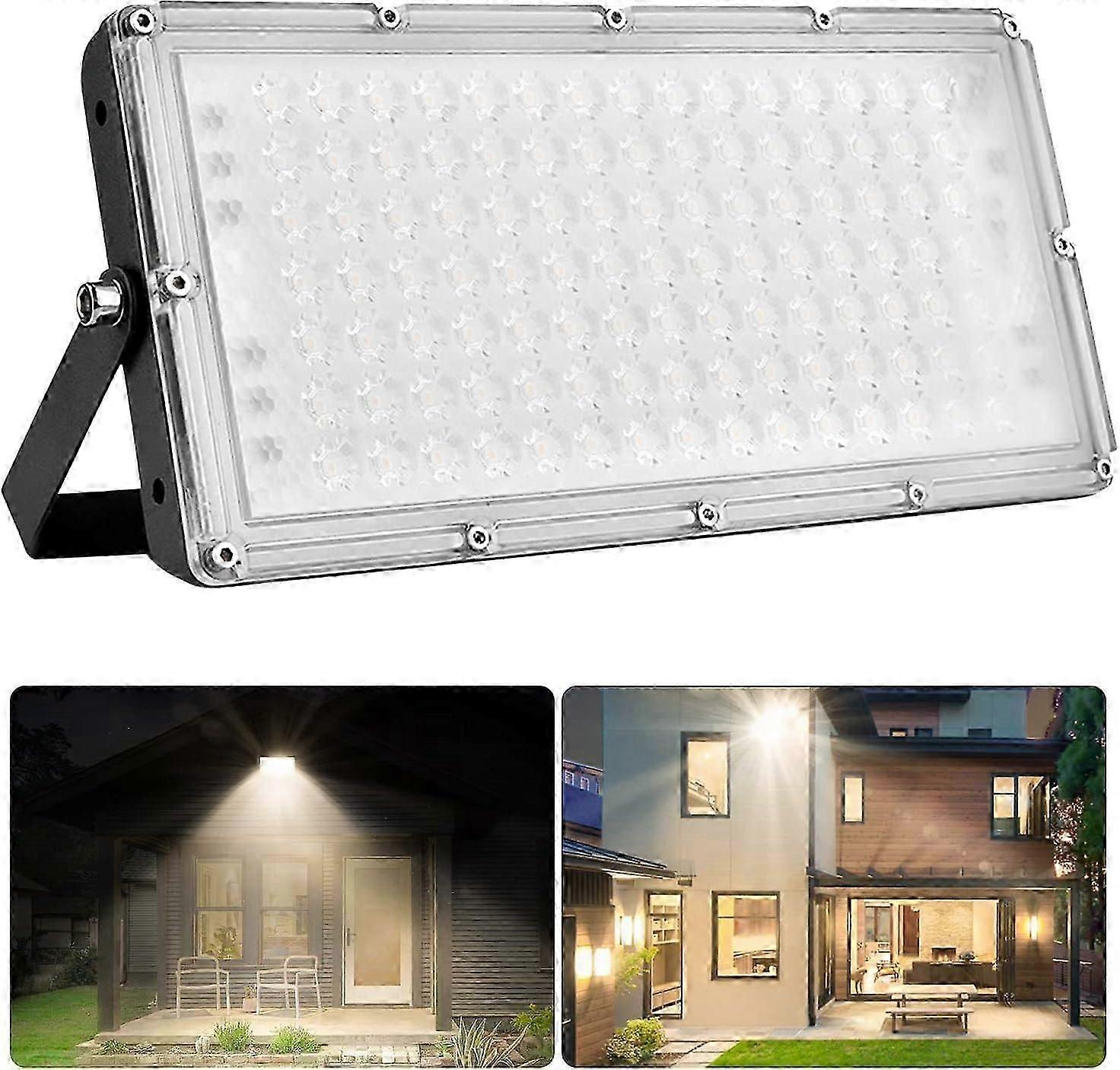 Projecteur LED 400 W, projecteur de sécurité extérieur étanche, lampe de travail ultra-lumineuse pour montage mural