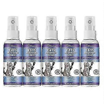 1-5x Cat Deterrent Spray, Stops Cats from Peeing & Scratching, Lemon & Coptis, Safe for Furniture