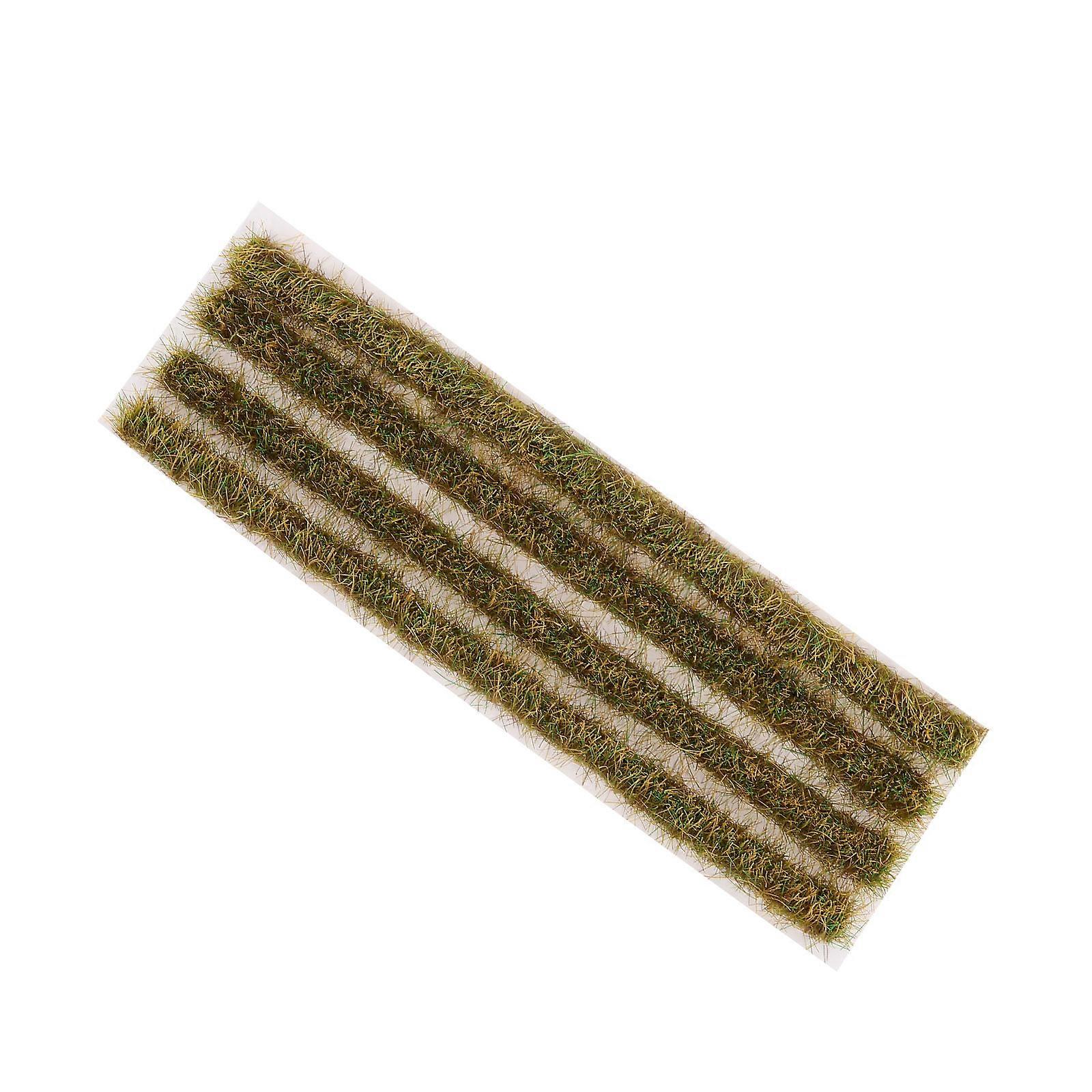 Static Grass Strip Model for Railway Decor 1Set Rice Plastic