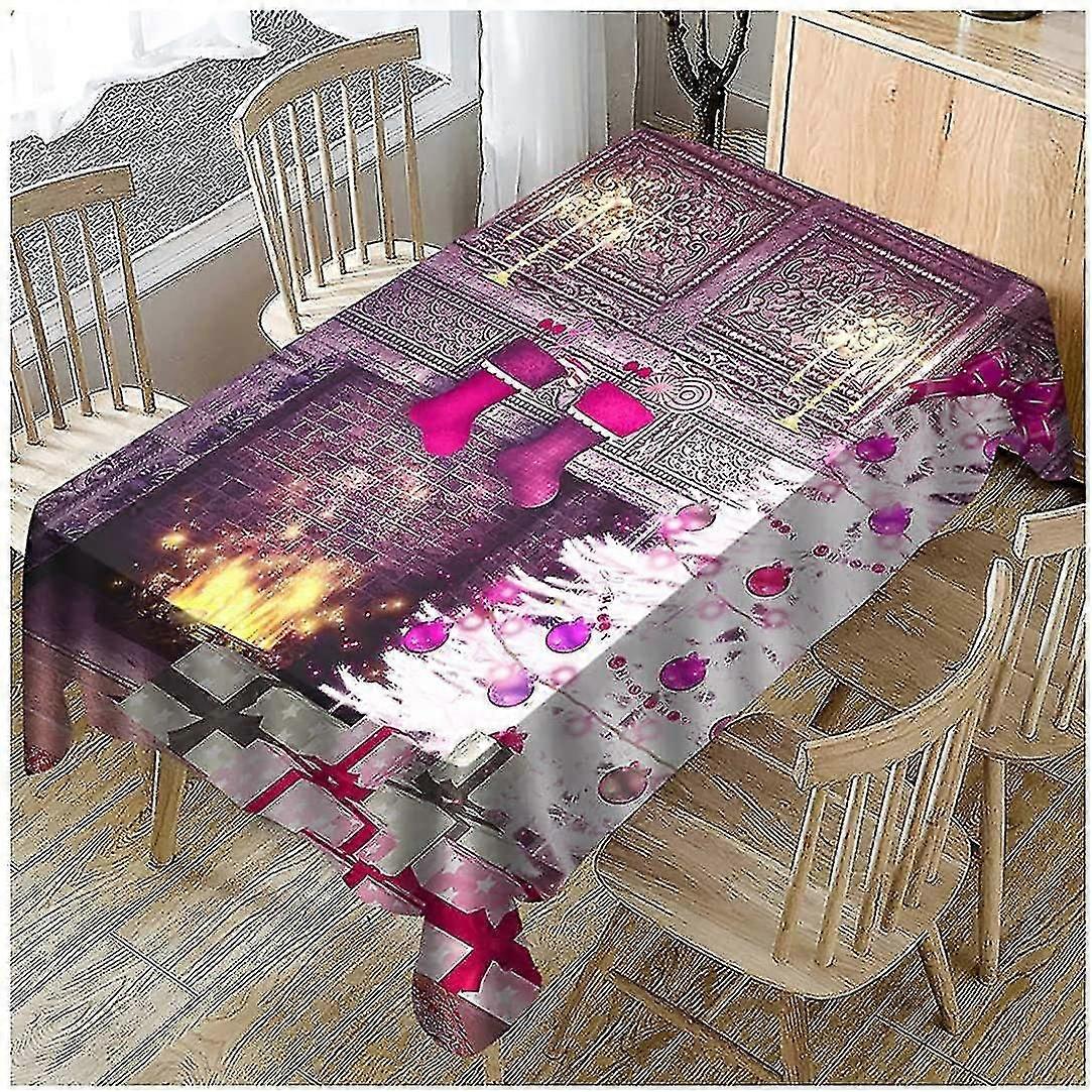 Christmas Tablecloth Christmas Tablecloth Rectangular Washable Tablecloth