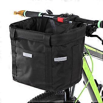 Przedni kosz rowerowy Zdejmowany wodoodporny kosz na kierownicę rowerową Torba na ramę bagażnika dla zwierząt Bikepacking Akcesoria rowerowe