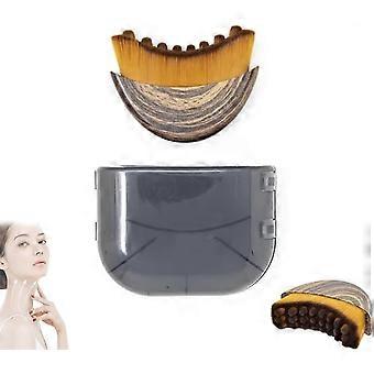 Lymphatic Contour Face Brush, Dry Brushing Face Brush, Lymphatic Drainage Massager For Face, Chin & Jawline Sculpting, Ergonomically Designed-Good