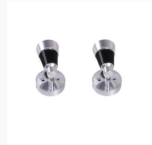 2pcs3w Silver Housing Led Reading Light-warm White Light