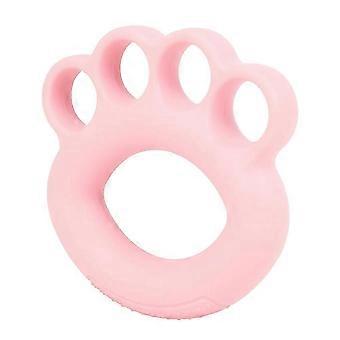 Finger Strength Trainer Silicone Ball Hand Grip Device 1Pcs Pink for Training Use