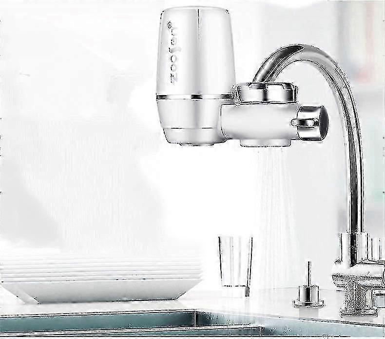 Basic Faucet Water Filter System, White, 1 Count