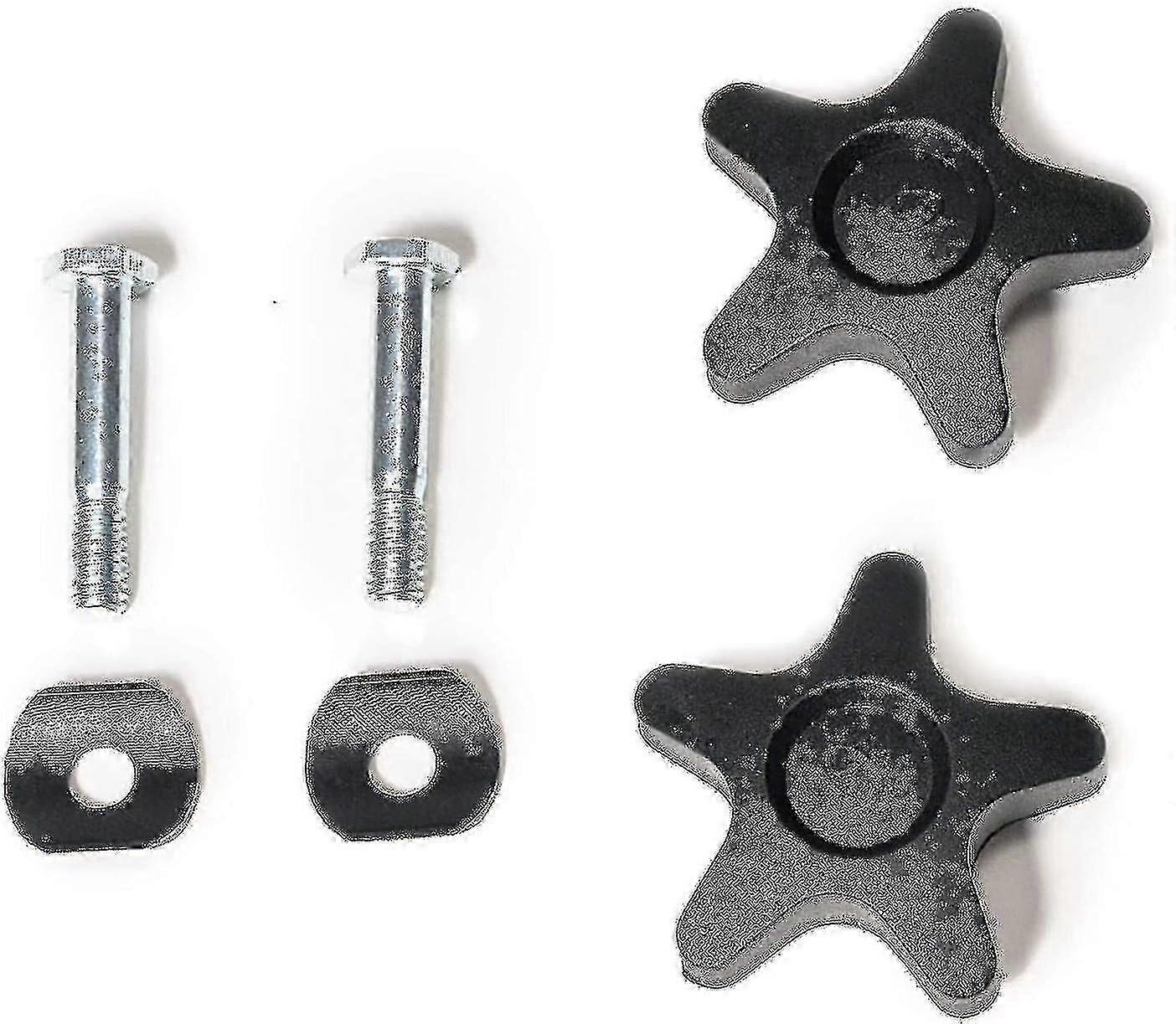 Rollator 2 Plastic Knob 2 Screw compatible with Arms Hl420