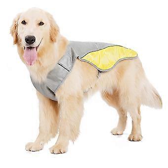 1 stk sommer kæledyr køling åndbar køler vest reflekterende sikkerhed hund hvalp sele størrelse S (assorteret farve)