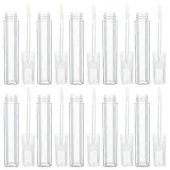 Lip Gloss Container Clear Plastic for Storage 10Pcs Refillable Bottles