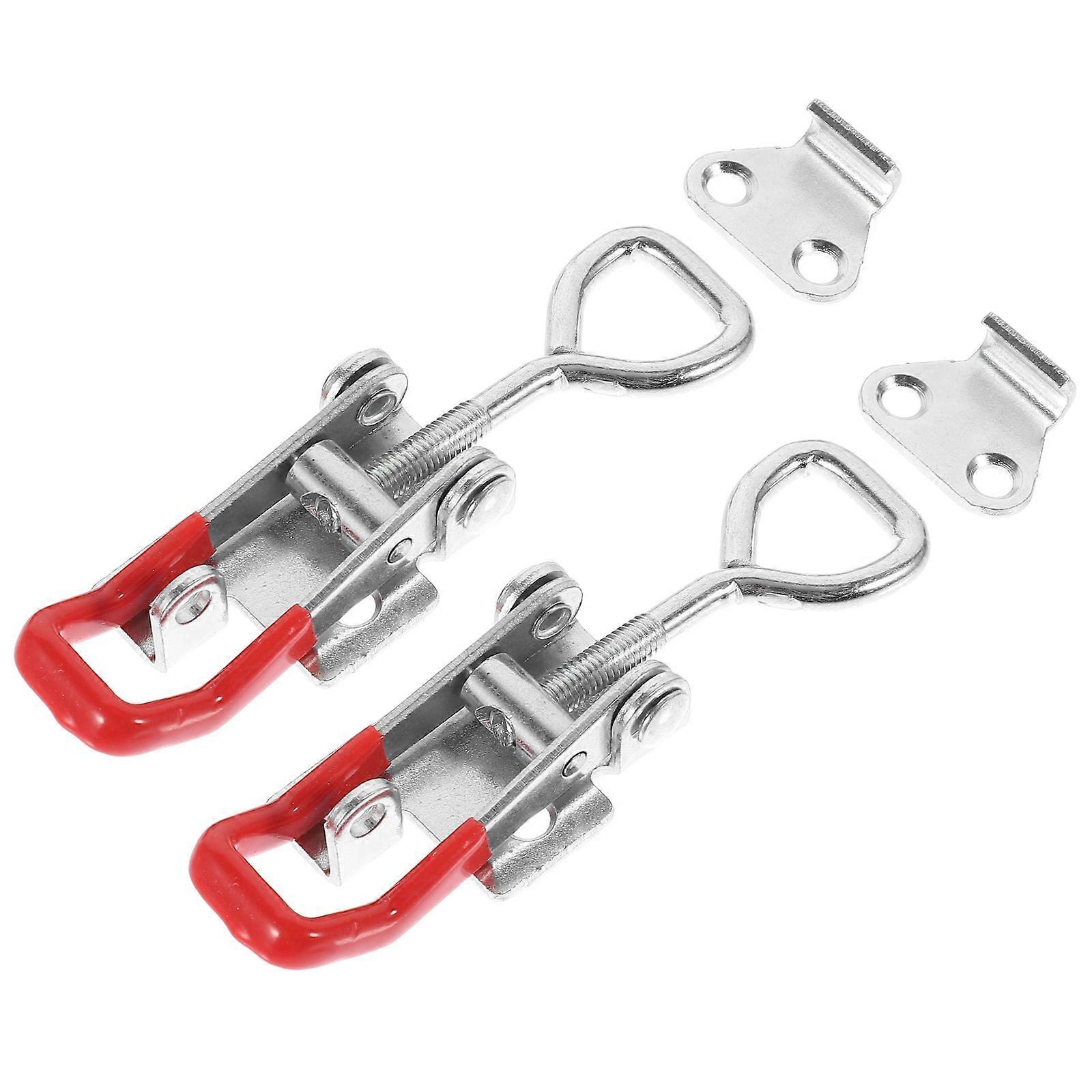 2Pcs Heavy Duty Toggle Clamp Latch Adjustable Latch Hardware Pull Latch Clamp for Box Case