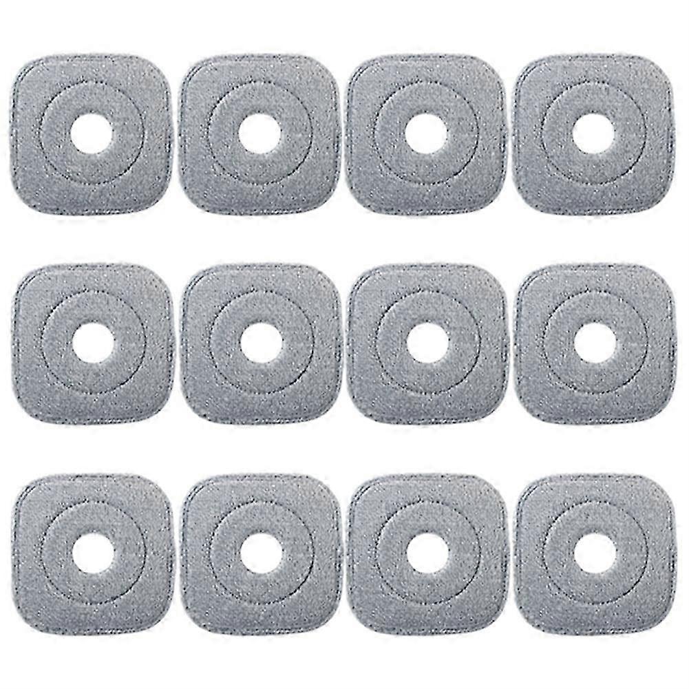 12Pcs Washable Mop Cloth Pads for Mop Squeeze Mop