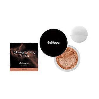 Setting powder series natural, light, oil-control, delicate and compliant, wet and dry dual-use powder, nude makeup, portable light brown