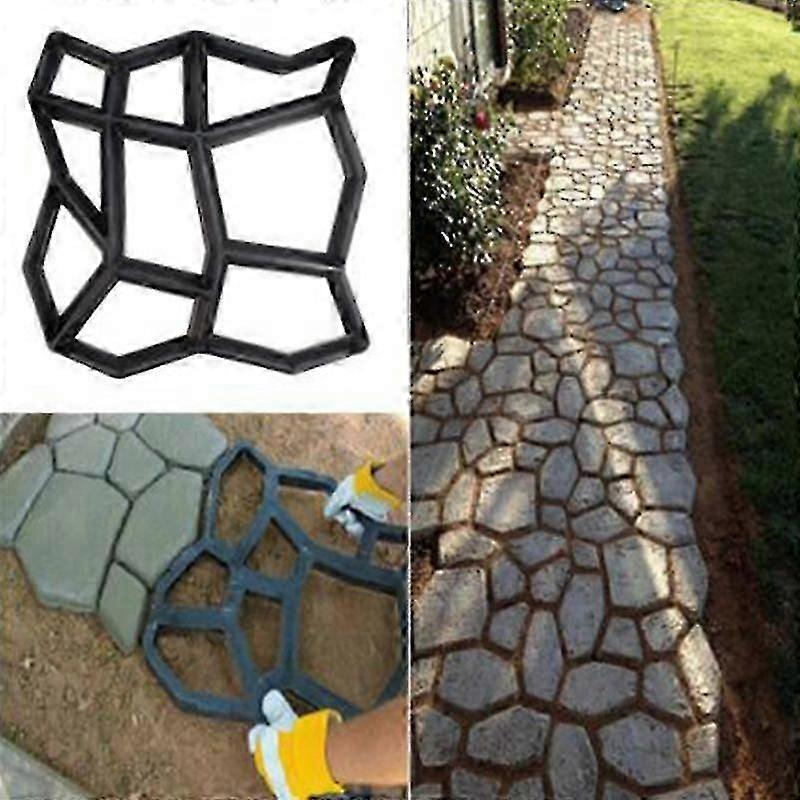 Reusable Path Maker Mold for Concrete Cement Stone Paver Design