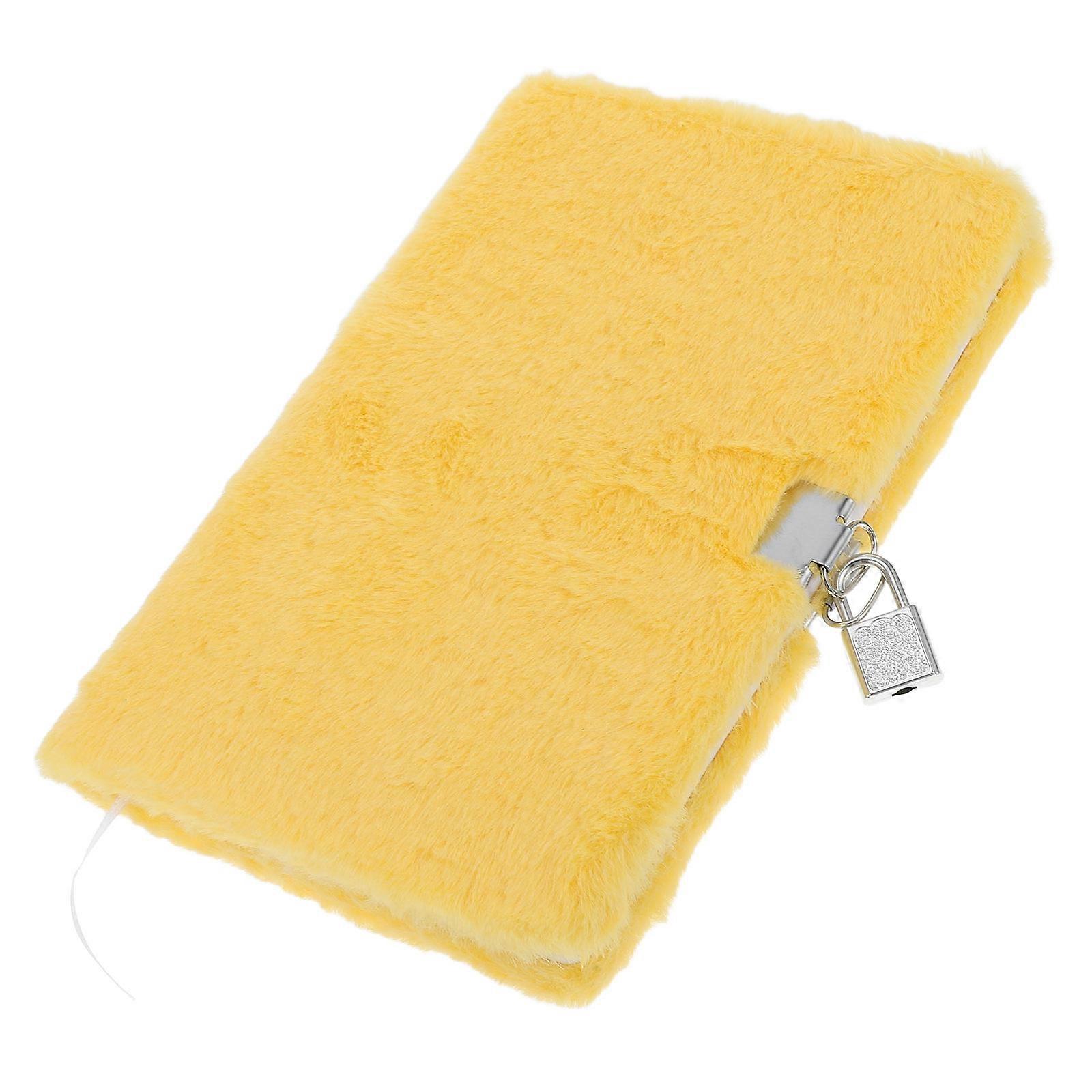 Student Notebook Plush Notebook for Home Use Creative Yellow Planner