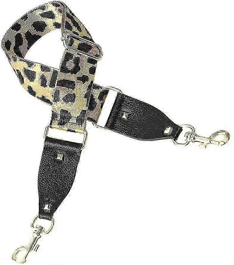 Women Leopard Print Adjustable Shoulder Bag Strap