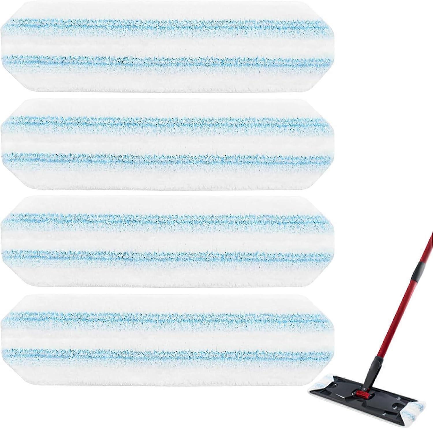 4 Pack Replacement For O Cedar H2pro & Vileda Systems Mop Pads