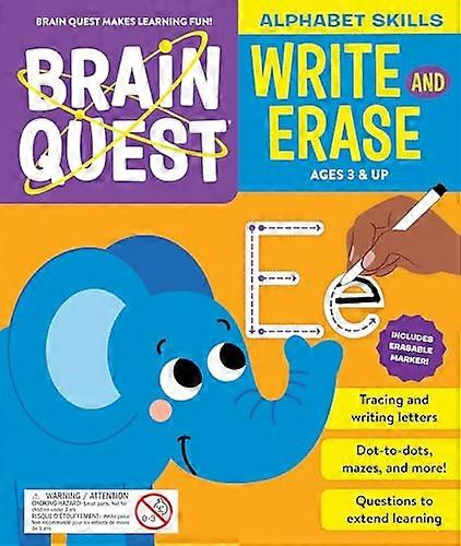Brain Quest Write and Erase Alphabet Skills