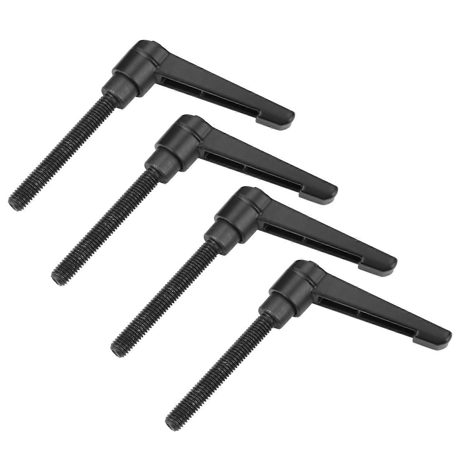 4PCS Metal Machine Knobs Adjustable Fixing Handle M5 Male Thread (16mm)