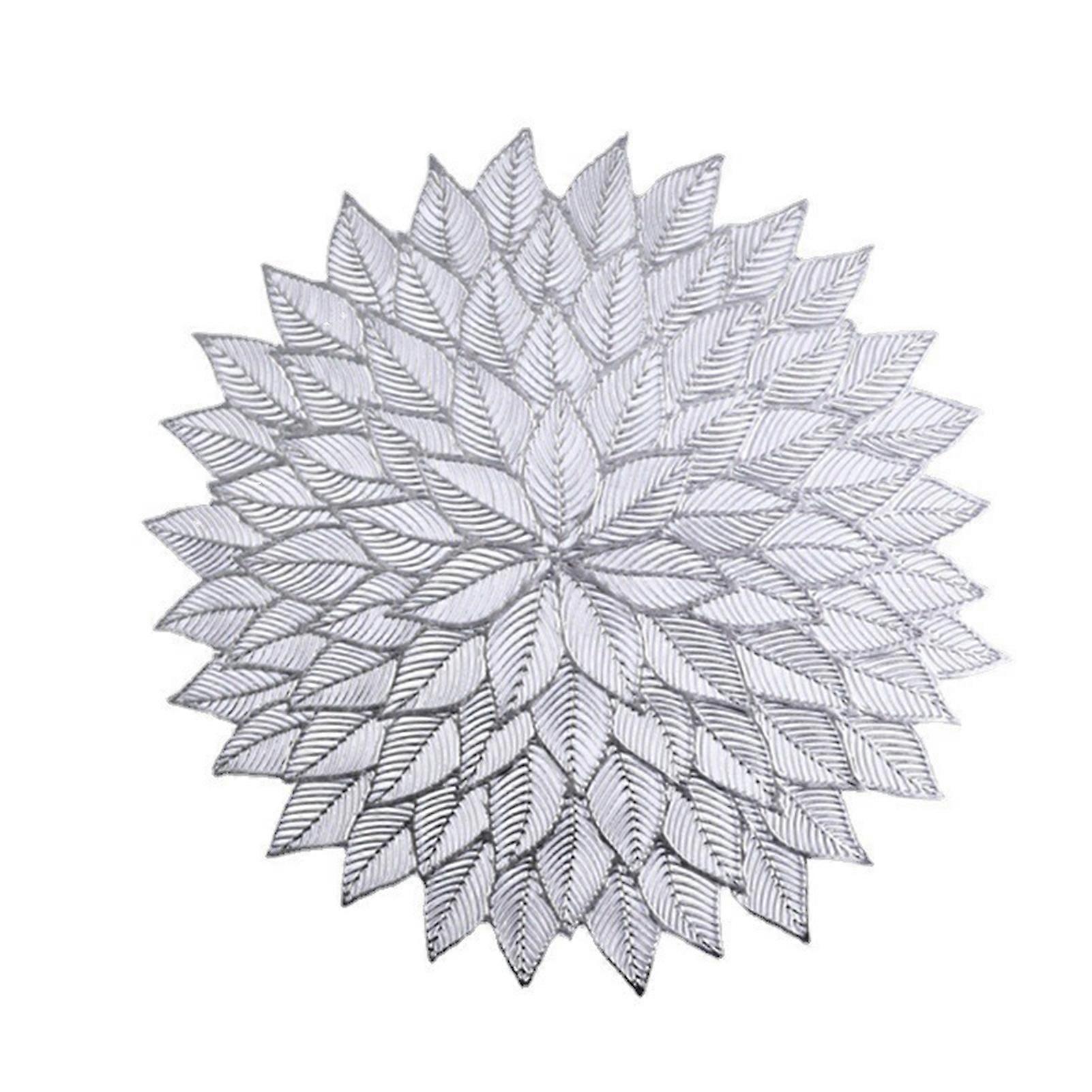 Leaf Pattern Table Mat with Heat Insulation for Kitchen and Home Use