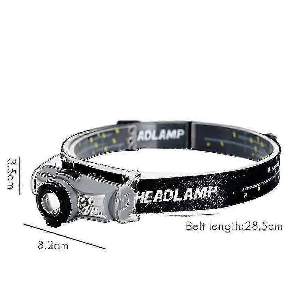Waterproof Sensor Headlight New Usb Charging Strong Light A,x,C
