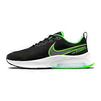 Nike Air Zoom Arcadia Crocodile Leather Abrasion Resistant Breathable Low top Running Shoes Black Green Unisex CK0715-020