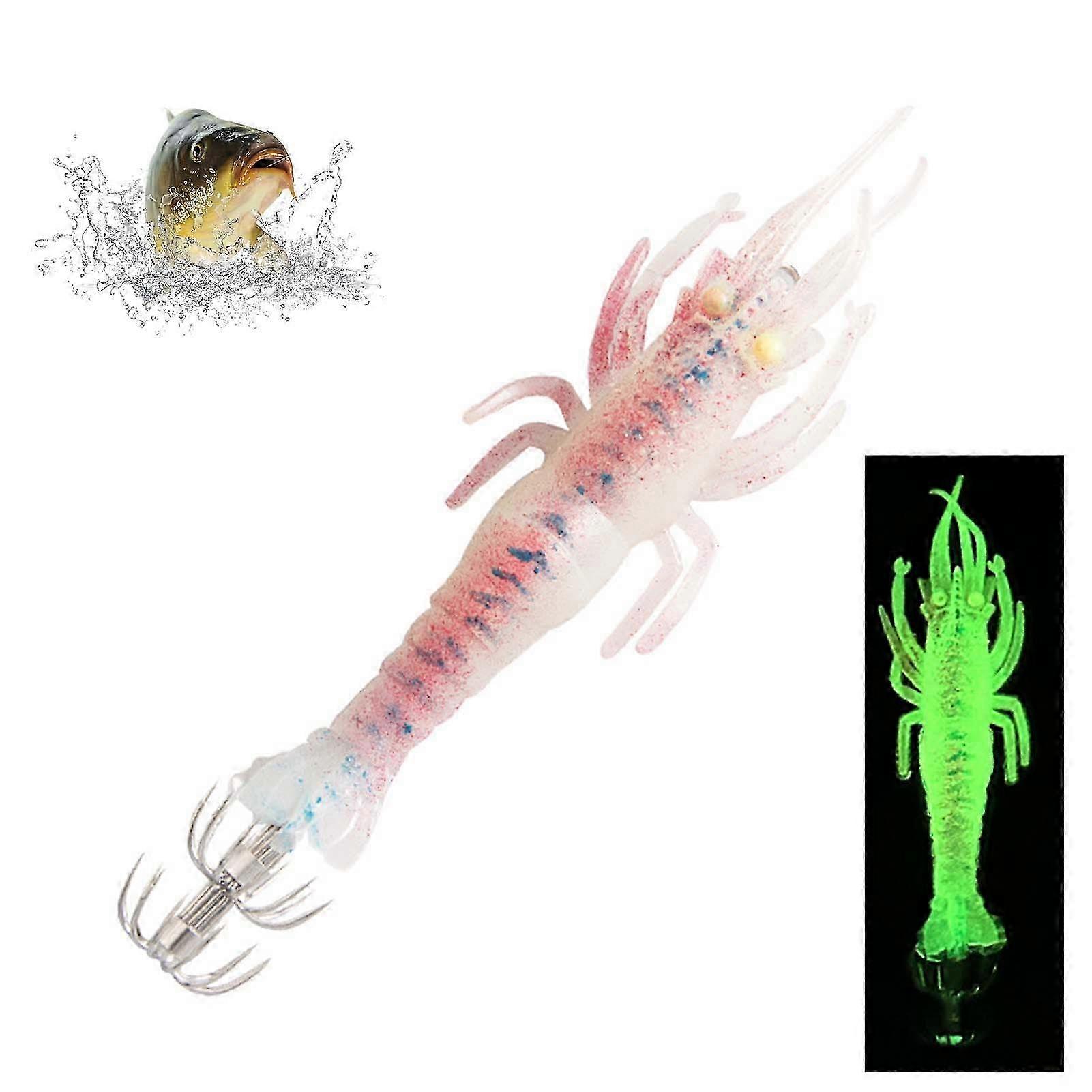 Flexible Glow Squid Jig Lure