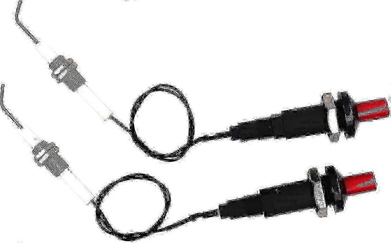Piezo Ignition Kit compatible with Grill Featuring Push Button and 30cm Electrodes KF