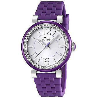 Lotus Quartz Analog Woman Watch with L15784/4 Polyurethane Bracelet