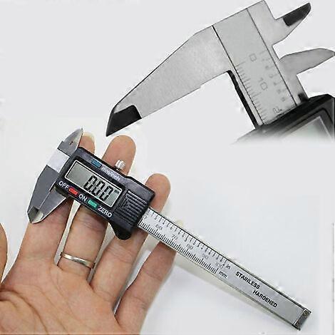 Digital Caliper with Auto-Off, Dual-Unit Conversion, Smooth Thumb Roller