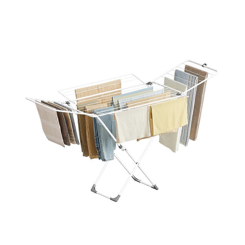 Clothes Drying Rack with Gullwings 2.6"D x 71.7"W x 48.8"