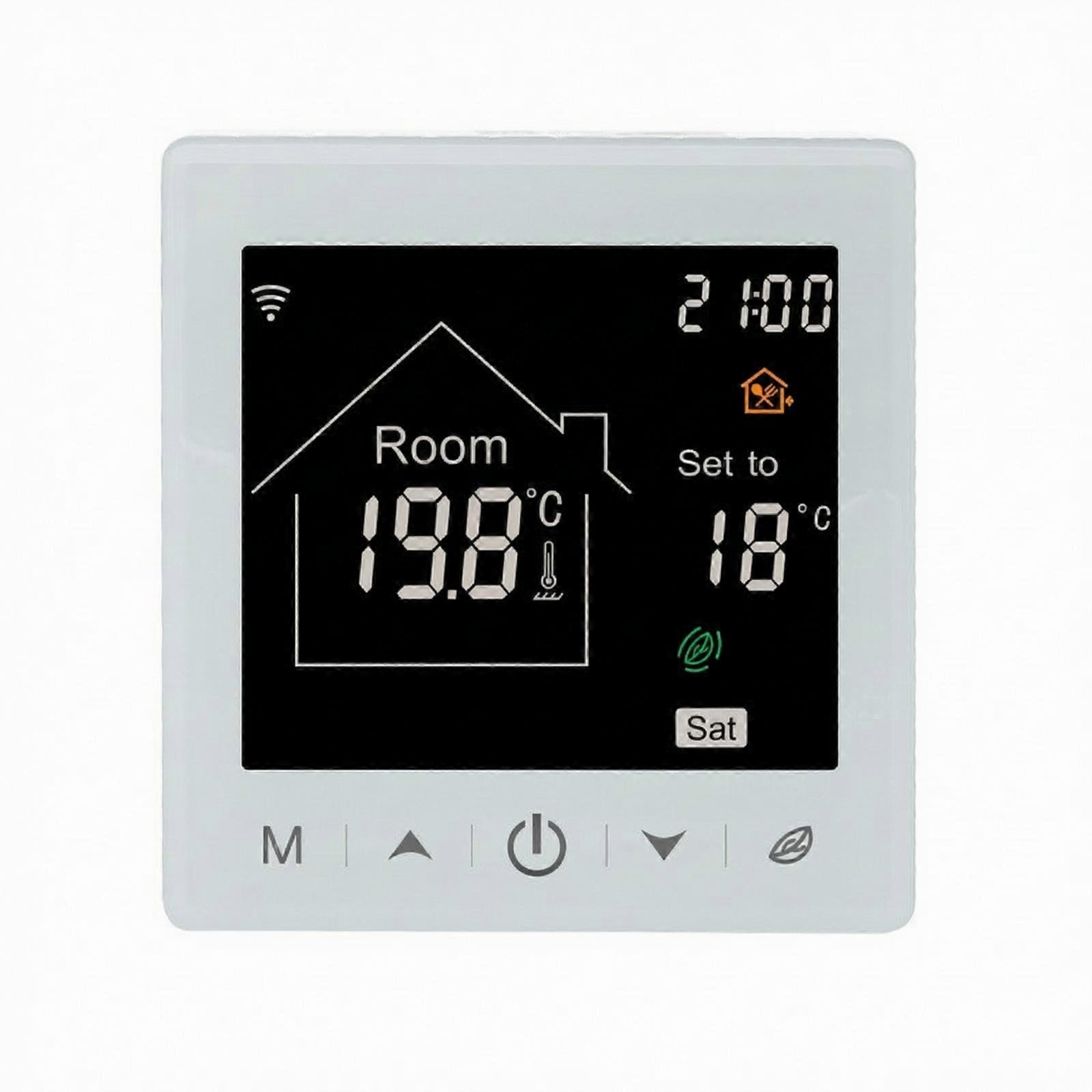 Electric Heating Thermostat | Weekly schedulable Schedule, Appmanaged Smart