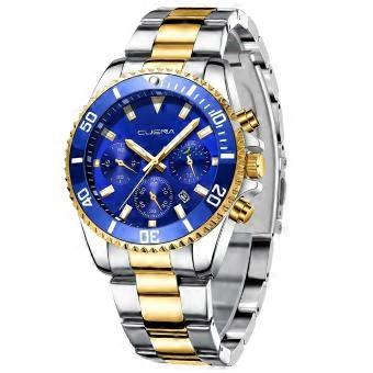 Mens Watches, 50MM Waterproof Stainless Steel Watch for Men