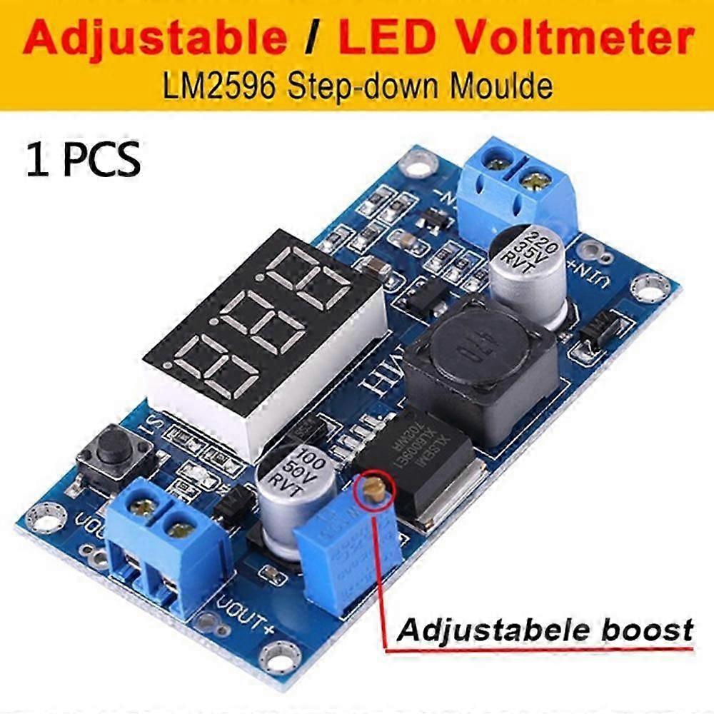 New Step Down LM2596 DC DC Power Module LED Display Power Supply Adjustable