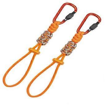 Paracord Water Bottle Carrier Clip with Locking Carabiner Handle Strap for Backpacks & Belts,Hands-Free Hiking & Travel-SFYGV